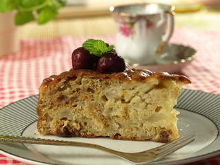 Apple cake dessert