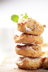 Mini sweet cheese pastries