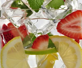 Foto auf Acrylglas Hintergrund für kalte Getränke © SunnyS