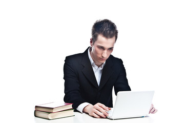 Man with laptop