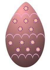 Pink easter egg