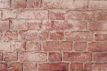 vintage red brick wall