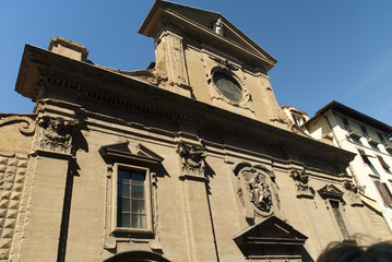 Fototapeta na wymiar Santa Trinita Kościół w Florencja Włochy