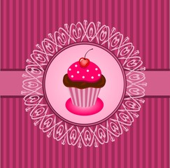 Cupcake vintage
