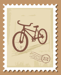 bicycle stamp