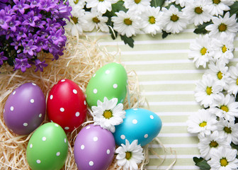 Ostereier mit Blumen 3