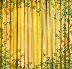 Fototapeta na wymiar projekt chiński bambusowe drzewa z fakturą papieru czerpanego
