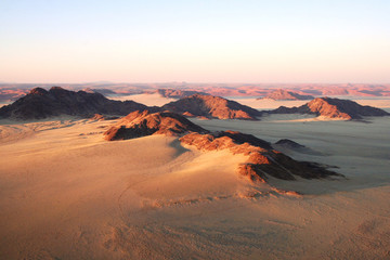 Fototapeta na wymiar Namibii Pustynia z wysokiej