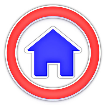 recommend clip art: Logo - a house with a gable roof - Illustration