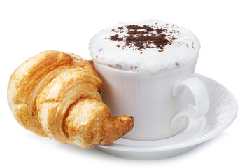 coffee and croissant