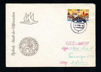 Vintage german cover "Rostock"