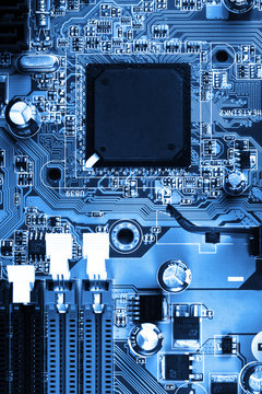 macro photo of electronic circuit