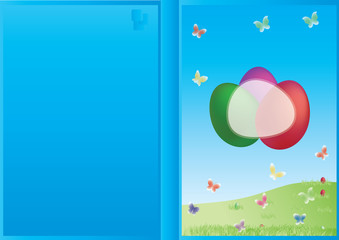Vector Easter Cover design