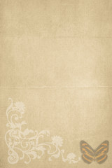 brown letter paper