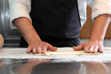 Der Koch bei der Arbeit