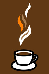 Coffee cup logo