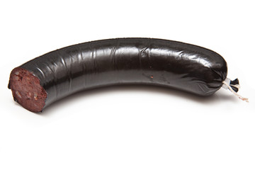 black pudding or blood sausage.
