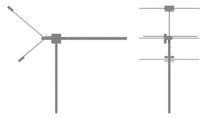 3d render of aerial equipment