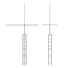 3d render of aerial equipment