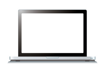 Laptop computer white screen