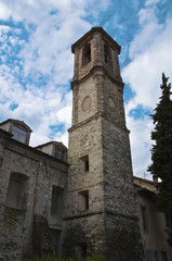Fototapeta na wymiar St. Colombano Abbey. Bobbio. Emilia-Romagna. Italy.