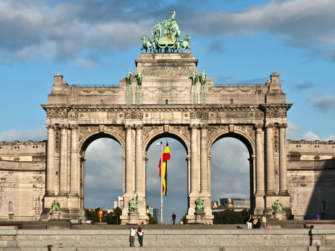Triumphal Arch, Parc du Cinquantenaire, Brussels, Belgium