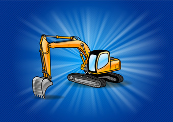 orange digger