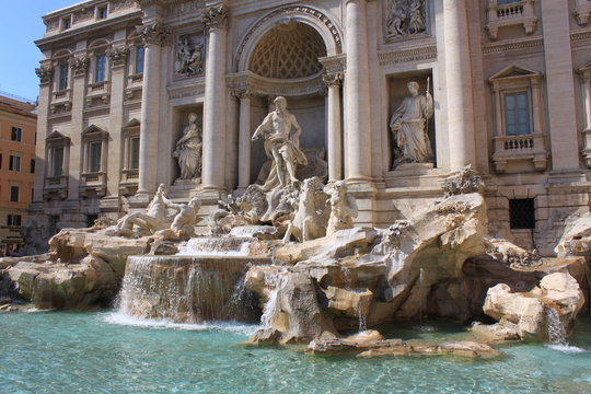 Fontaine de Trévi à Rome - Italie