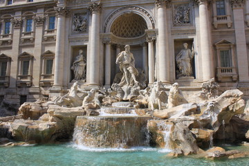 Fontaine de Trévi à Rome - Italie