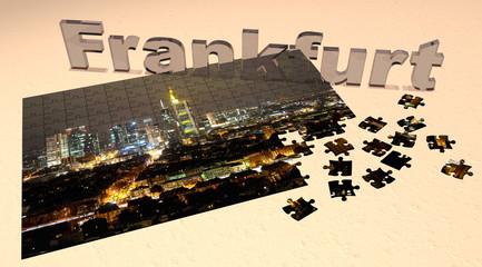 3D Puzzle - FRANKFURT