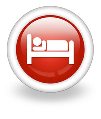 Light Red Icon "Hotel / Lodging"