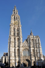 Fototapeta na wymiar Antwerp cathedral