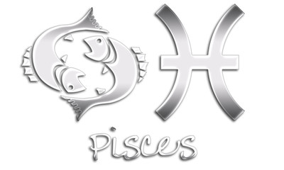 Pisces Chrome Zodiac Signs