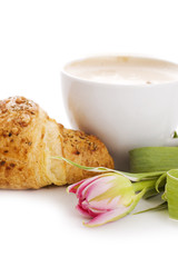 coffee and croissant