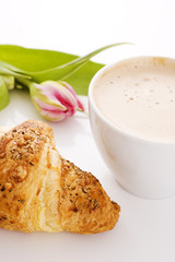 coffee and croissant