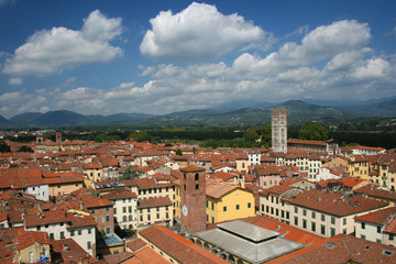 Lucca cityscape