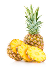 pineapple with slices.