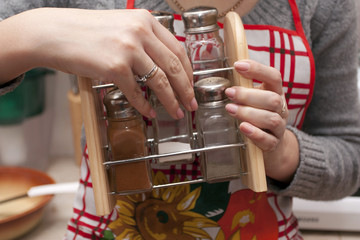 Set of different spices