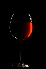 Crédence de cuisine en verre imprimé Rouge, noir, blanc Vin Rouge Spécial
