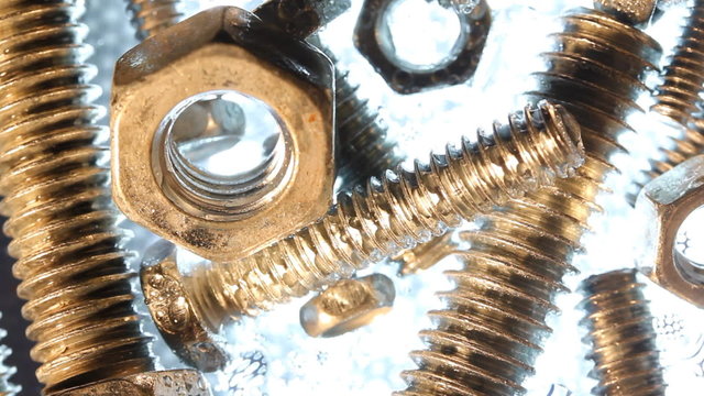 Bolts with nuts