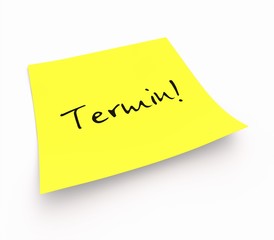 Notizzettel - Termin!