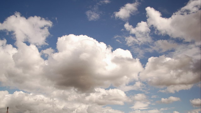 Wolken in Zeitraffer