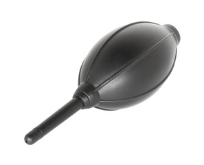 Dust blower rubber isolated on white background