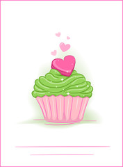 Cupcake Heart