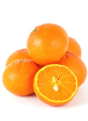 Fototapeta na wymiar Fresh Mandarin Fruit