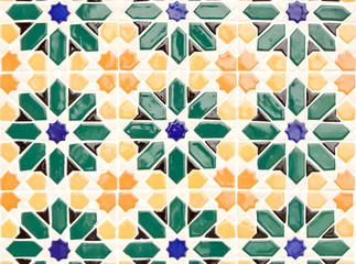 Fototapeta premium The Colorful vintage ceramic texture