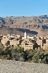 Tinerhir village at Morocco