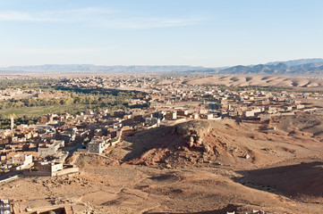 Tinerhir village at Morocco