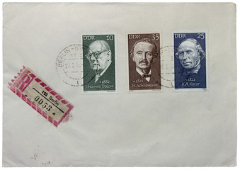 Three German Stamps