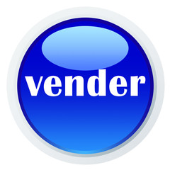 Botão azul - palavra vender